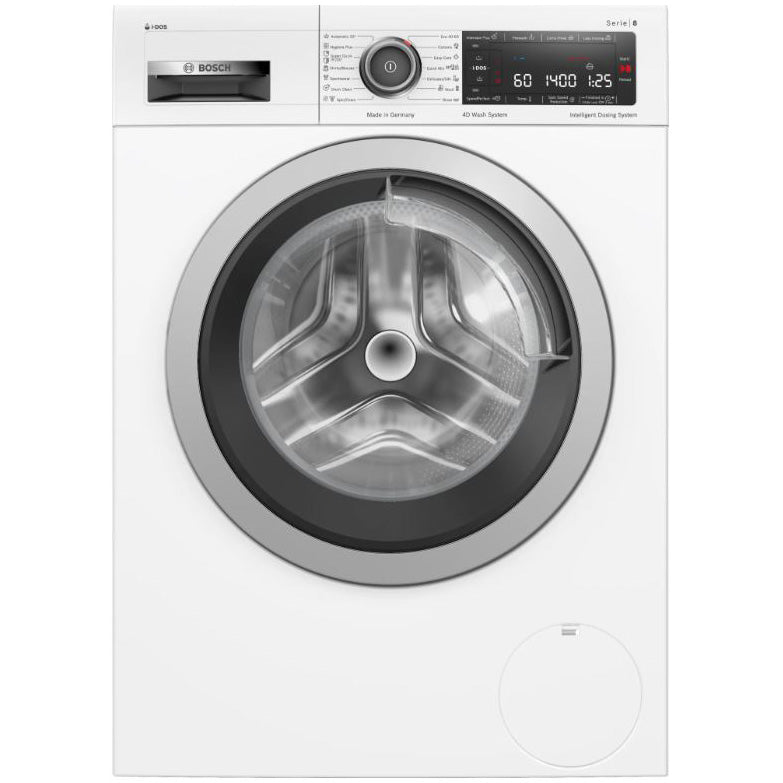 Masina de spalat rufe Bosch WAV28K01BY, 9 kg, 1400 RPM, Motor EcoSilence Drive, I-DOS, 4D Wash System, Clasa A, Alb