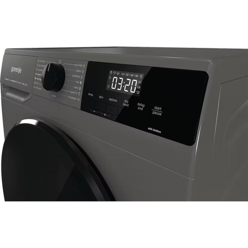 Masina de Spalat Rufe Frontala cu Uscator GORENJE WD2A164ADS/A, 10/6 kg, 1400 rpm, Clasa A/D, Gri