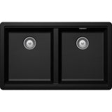 Chiuveta granit Schock Greenwich N-200 Magma Cristadur 750 x 455 mm, adancime cuva 200 mm, montare sub blat