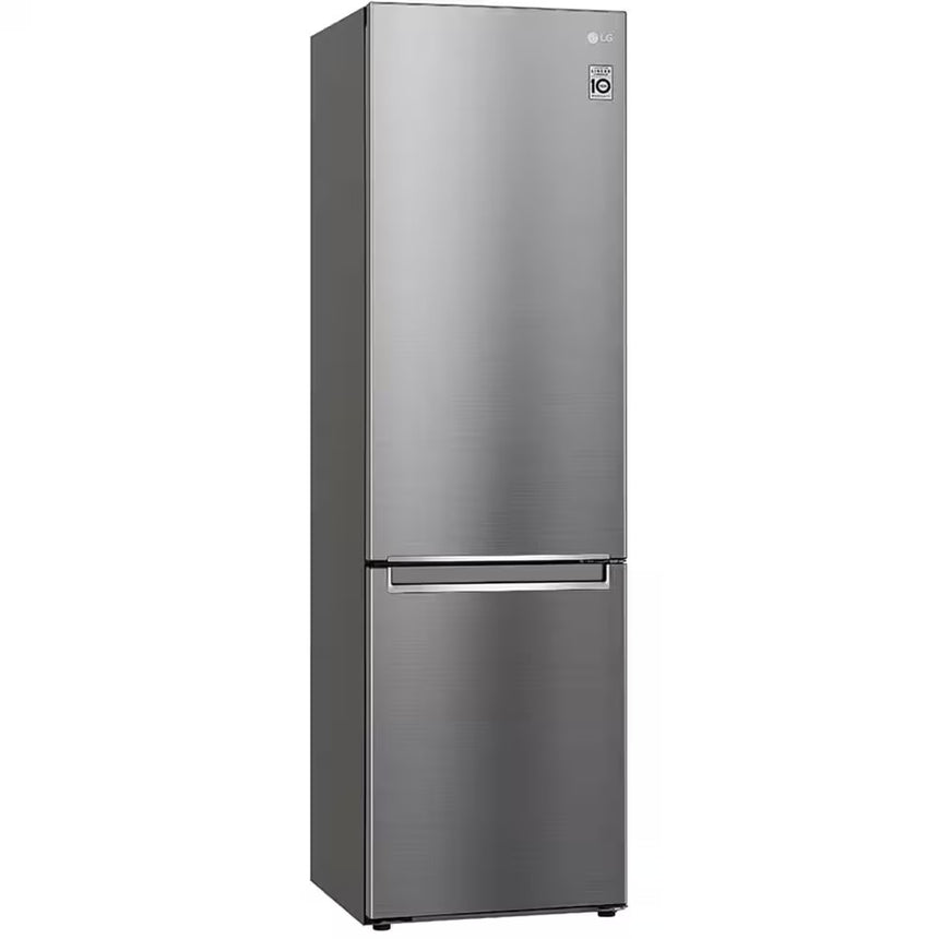 Combina frigorifica LG GBP62PZNCN1, 384 l, No Frost, Compresor Smart Inverter, DoorCooling+, Clasa C, H 203 cm, Argintiu