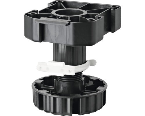 Picioare Mobila Ascunse Tarrox Ø77x(140-160)mm Plastic Negru Pachet 4 Bucati