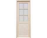 Usa de Interior Minerva Brad Natur Lemn Masiv 205x88 cm Stanga