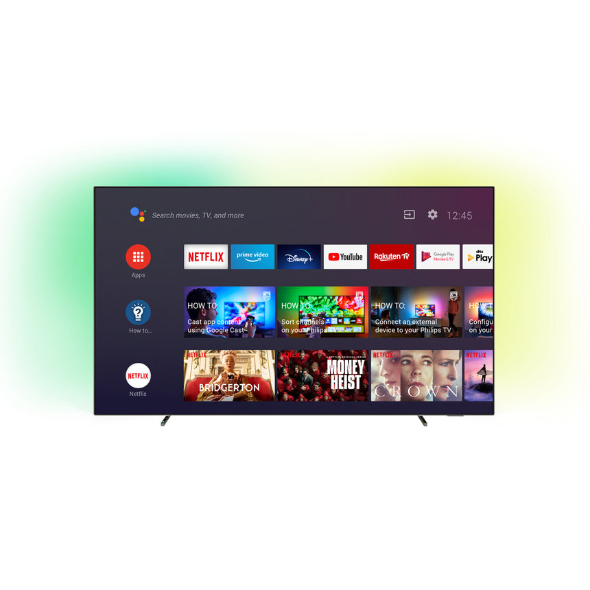 Televizor Philips 65OLED705/12, 164 cm, Smart Android, 4K Ultra HD, OLED, clasa G
