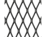 Tabla Perforata Expandata Aluminiu Alberts 600x1000 Mm, Perforatii Negru, Eloxat