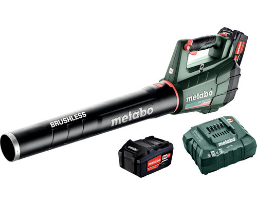 Suflanta frunze cu acumulatori Metabo LB 18 LTX BL, debit aer 650 mc/h, 2 acumulatori inclusi 18V / 5.2 Ah, incarcator inclus
