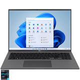 Laptop LG Gram 16Z90Q cu procesor Intel Core i7-1260P, 16" WQXGA (2560*1600), 16GB DDR5, 512GB SSD, Intel Iris Xe Graphics, Windows 11 Home Plus, Obsidian Black