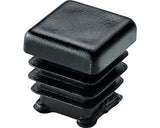 Capace Plastic Teava Patrata Hettich 15x15 Mm, 50 Bucati