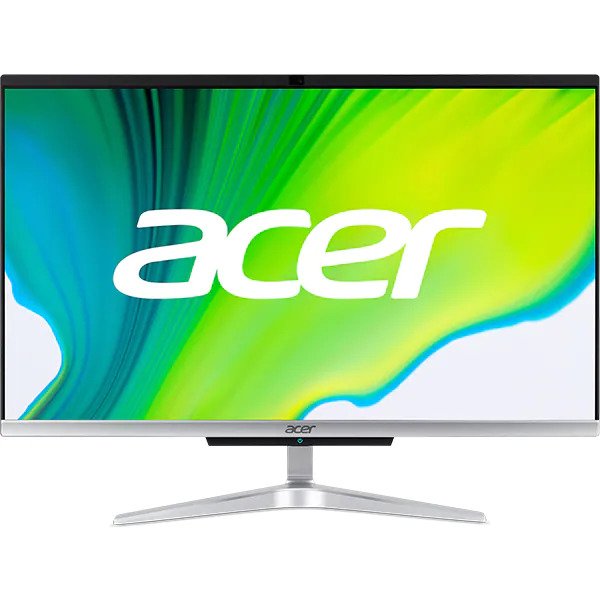 Sistem PC All in One ACER Aspire C24-963, Intel Core i3-1005G1 pana la 3.4GHz, 23.8" Full HD, 8GB, SSD 512GB, Intel UHD Graphics, Endless OS, Argintiu-Negru