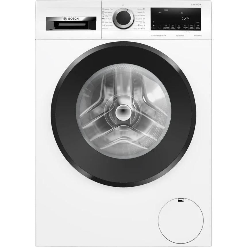 Masina de spalat rufe Bosch WGG14201BY, 9 kg, 1200 RPM, Motor EcoSilence Drive, SpeedPerfect, VarioDrum, Clasa A, Alb