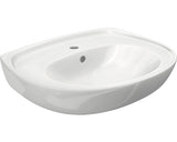 Lavoar Ceramica Oval Roca Mira 55x45 cm Alb