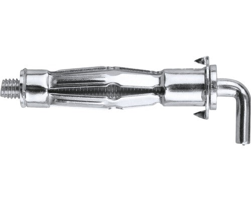 Ancore Metalice Cu Carlig Tox Pirat Skippi Ø10x37 Mm, Filet Metric M5, 50 Bucati, Pentru Perete Fals