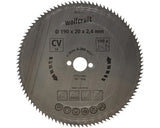 Disc Fierastrau Circular Wolfcraft Ø190x2, 4x20 Mm 100 Dinti