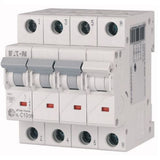 Siguranta electrica automata EATON 194809, HL-C10/3N, latime 4 module, 4,5kA, 3P+N, caracteristica C, 10A
