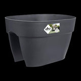 Jardiniera pentru balustrada Vibia Campana Flower Bridge 40 cm, culoare antracit