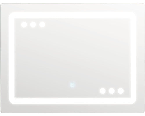 Oglinda baie cu iluminare LED si functie Touch 80x60 cm IP44 80-19-1-1