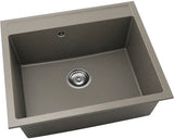 Chiuveta Bucatarie Cu O Cuva Fat Avangard 227 60x51 Cm, Fara Picurator, Fatgranit Desert Rose