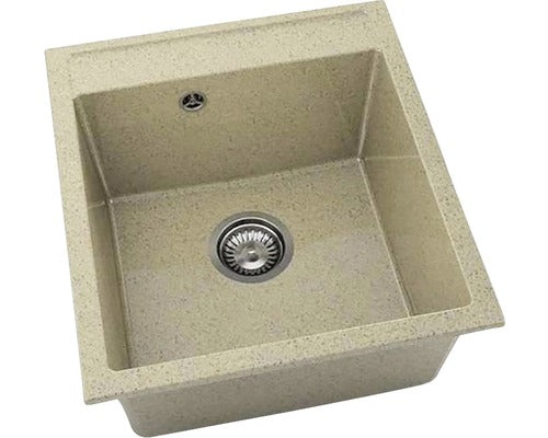 Chiuveta Bucatarie Cu O Cuva Fat Avangard 224 51x46 Cm, Fara Picurator, Granixit Sandy Beach