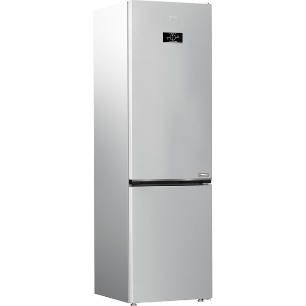 Combina frigorifica Beko B3RCNA404HM, 355 l, No Frost, HarvestFresh, AeroFlow, Fast Freeze,Dairy compartment ,MaxStore, Clasa E, H 203.5 cm, Gri