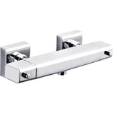 Baterie dus cu termostat Signo, crom