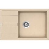 Chiuveta granit Schock Ronda D-100XL Moonstone Cristalite 780 x 500 mm, adancime cuva 195 mm, reversibila, montare pe blat