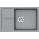 Chiuveta granit Schock Ronda D-100XL Croma Cristalite 780 x 500 mm, adancime cuva 195 mm, reversibila, montare pe blat