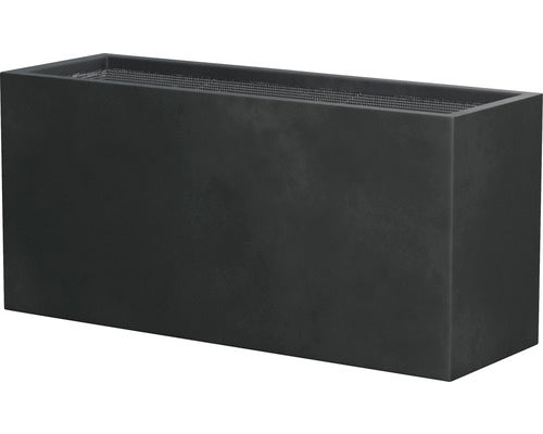 Jardiniera Lafiora Emilia Piatra Artificiala 74, 5x35 Cm Gri Inchis