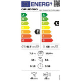 Masina de Spalat Rufe Frontala cu Uscator GRUNDIG GD7 P510457 W, HomeWhiz, 10/7 kg, 1400rpm, Clasa C/E, Alb