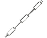 Lant Sudat Cu Zale Lungi Pösamo Ø10 Mm, 5m, Otel Galvanizat Zincat