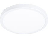 Panou Cu Led Integrat Fueva5 20w 2300 Lumeni Ø28, 5 Cm, Montaj Aplicat, Lumina Calda, Alb