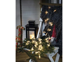 Ghirlanda Pentru Interior Si Exterior Cu Stele Decorative Konstsmide, 40 Led-uri, Alb Cald