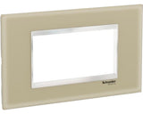 Rama Aparataje Schneider Easy Styl 4 Module, Sticla Maro Deschis