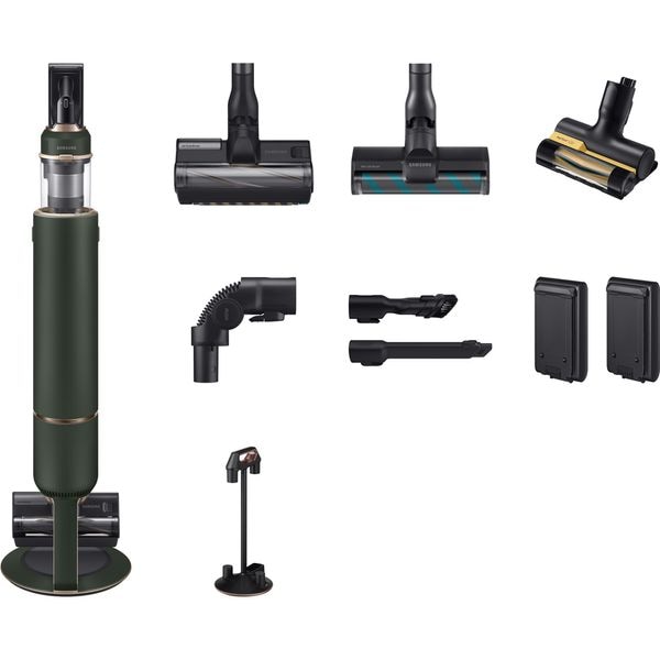 Aspirator Vertical Samsung Bespoke Jet Plus Complete Extra VS20B95943N/GE, 0.5l, 25.2v, Autonomie Max 120 Min, Verde