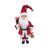 Figurina decorativa Mos Craciun, H 40 cm, rosu