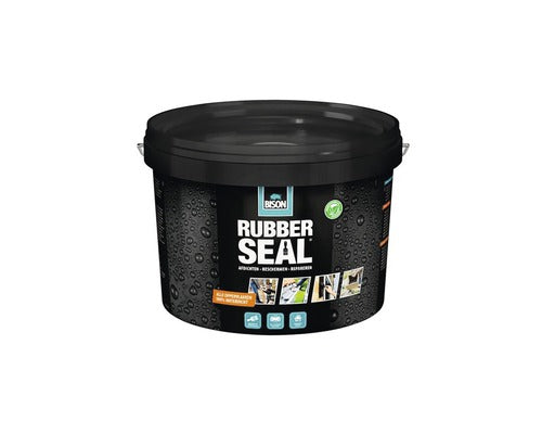 Hidroizolatie pe Baza de Cauciuc Natural si Polimeri Bison Rubber Seal 2,5 l
