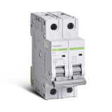 Siguranta automata modulara Noark 102152, din plastic, 2P, 2 module, amperaj 10A, tensiune alimentare 400 V, 240 g, clasa de protectie IP 20, curba C, Noark, Alb