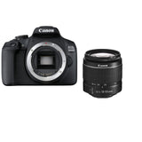Aparat foto DSLR Canon EOS 2000D,24.1 MP, Negru + Obiectiv EF-S 18-55mm DC III