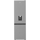 Combina frigorifica Beko B3RCNA404HDXB, 355 l, No Frost, Clasa E, HarvestFresh, Dispenser apa, AeroFlow, H 203.5 cm, Argintiu