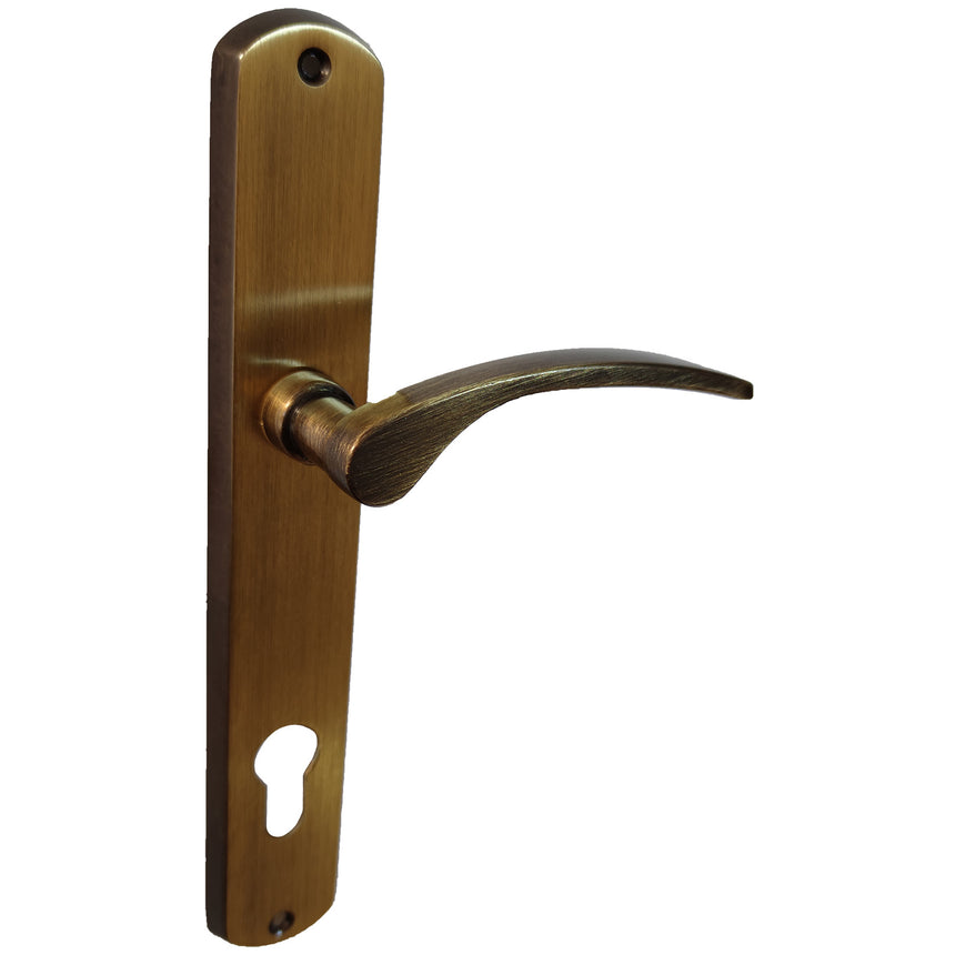 Maner Usa exterior Vieneta pentru broasca yala Bronz Antic Grafiat OGR P90