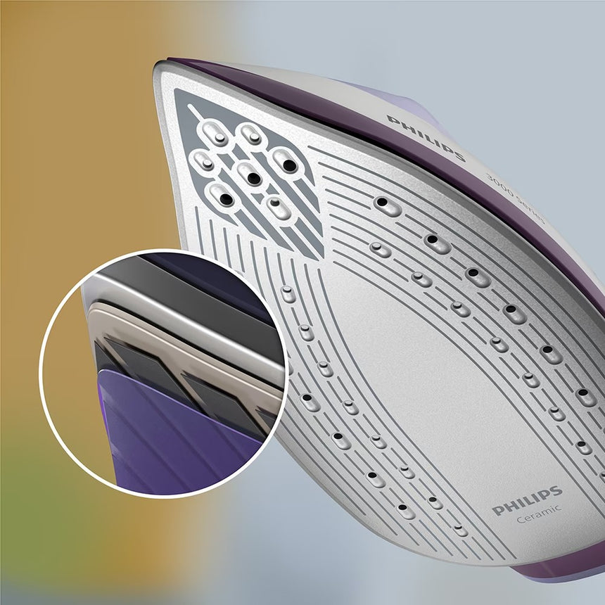 Statie de Calcat PHILIPS Seria 3000 PSG3000/30,2400W, 350g/min, 1.4l, Talpa Ceramica, Alb-Mov