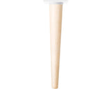 Picior Mobila Rotund Tarrox Scandia Ø24-48x300mm, Lemn Culoare Deschisa