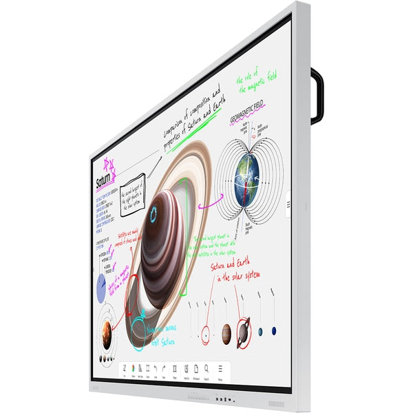 Display interactiv Samsung Flip Pro WM75B, 75", 4K UHD, 350nit, 60Hz, 8ms, Tizen 6.5, 32GB