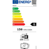 Televizor QLED Smart HISENSE 75A7GQ, Ultra HD 4K, HDR 10+, 190 cm, Clasa G, Negru