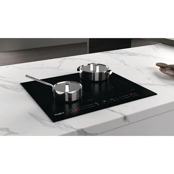 Plita incorporabila WHIRLPOOL WL S3160 BF, Inductie, 4 arzatoare, Touch Control, Negru