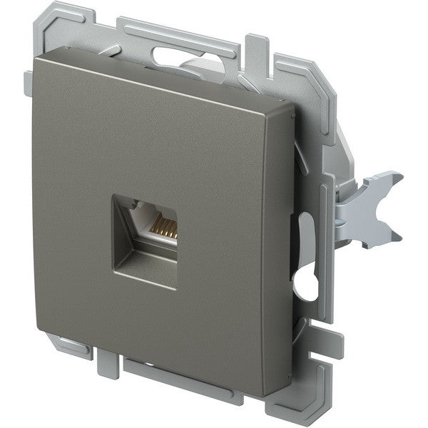 Priza date CAT5e KS RJ45 8/8, titan, fara rama