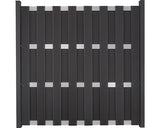 Kit Diy Panou Gard Groja Merano 180x180 Cm Antracit