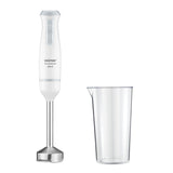 Blender vertical Zelmer ZHB4561S, 800 W, functie Turbo, cutit cu 2 lame, picior inox, bol 800 ml, Alb/Argintiu
