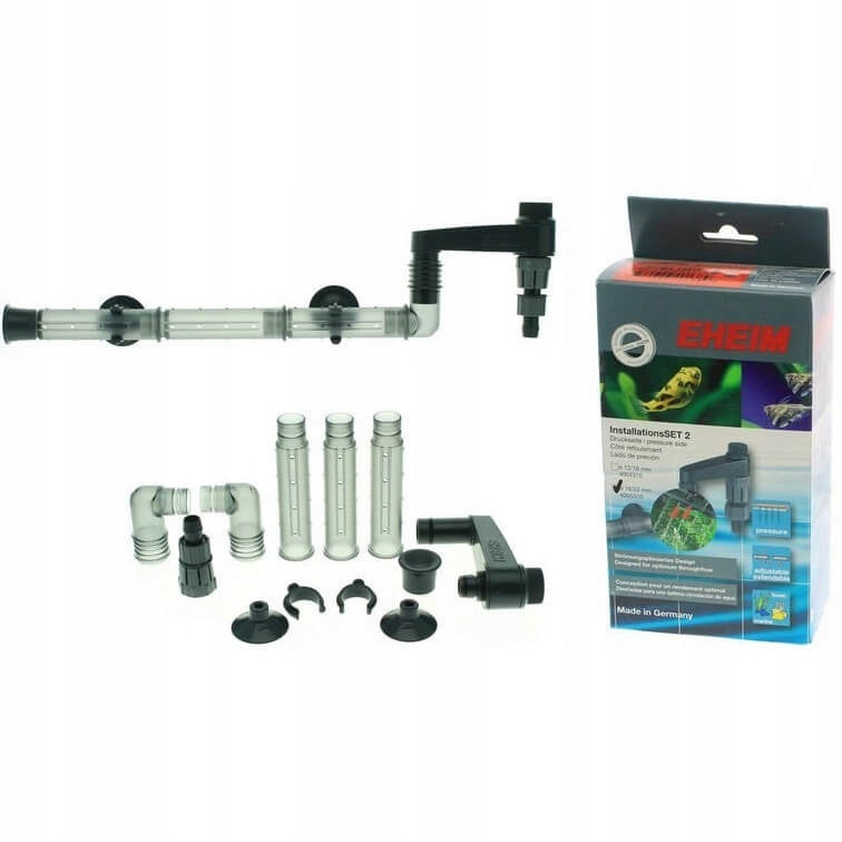Set instalare furtun, Eheim, Negru, 16/22mm
