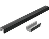 Prag Cabina Dus Drept din Marmura Compozita 80 cm Granit Negru