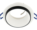 Spot Incastrat Carusso Gu10 35w Ø93 Mm, Cerc Aparent, Alb