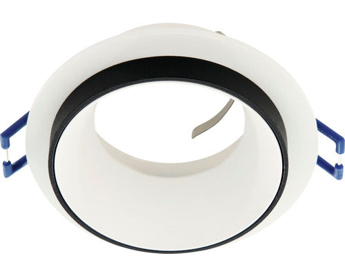 Spot Incastrat Carusso Gu10 35w Ø93 Mm, Cerc Aparent, Alb